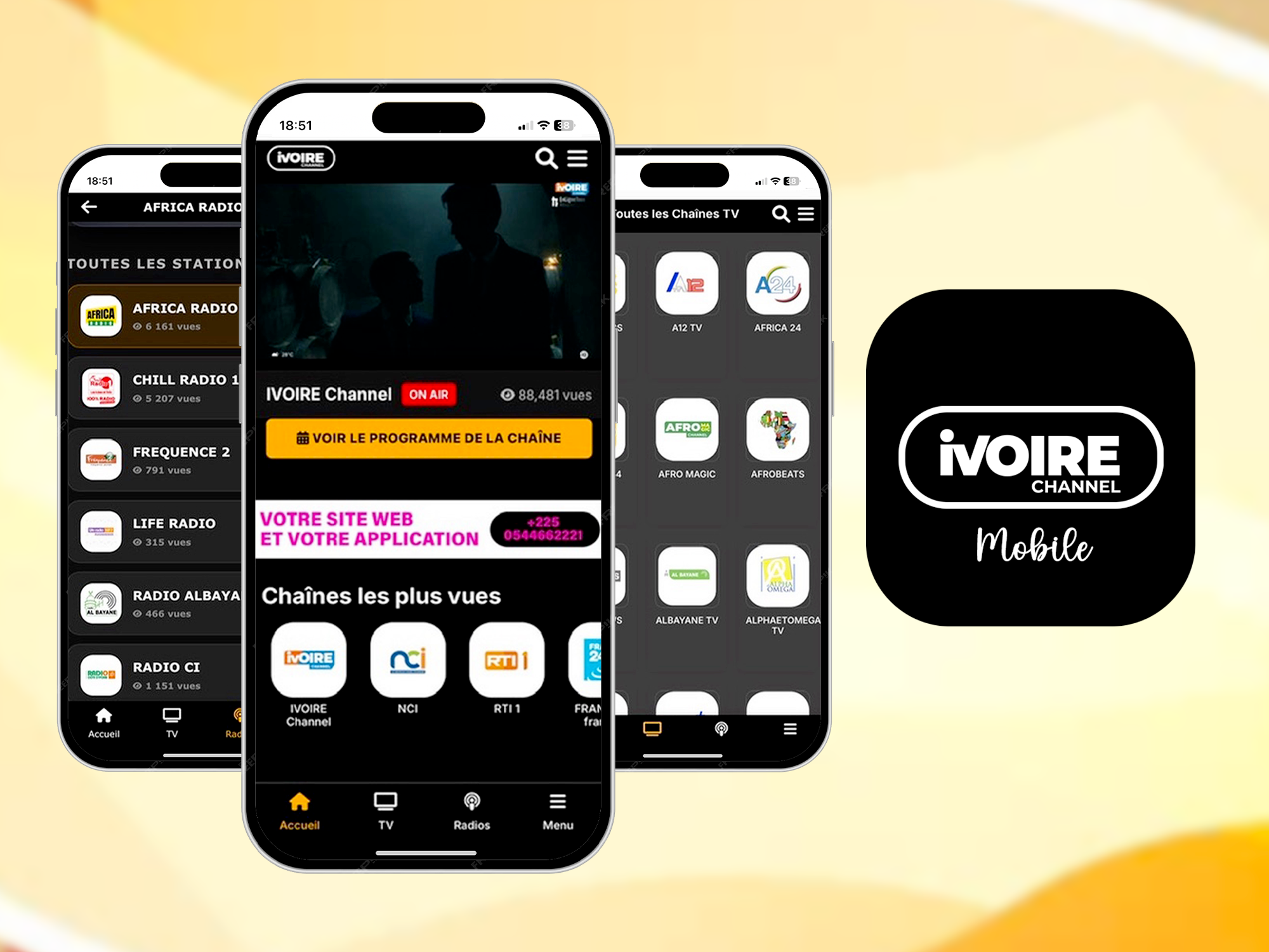 IVOIRE Channel Illustration